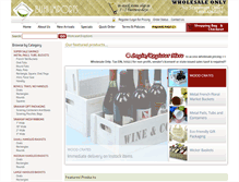 Tablet Screenshot of basketwholesalers.com